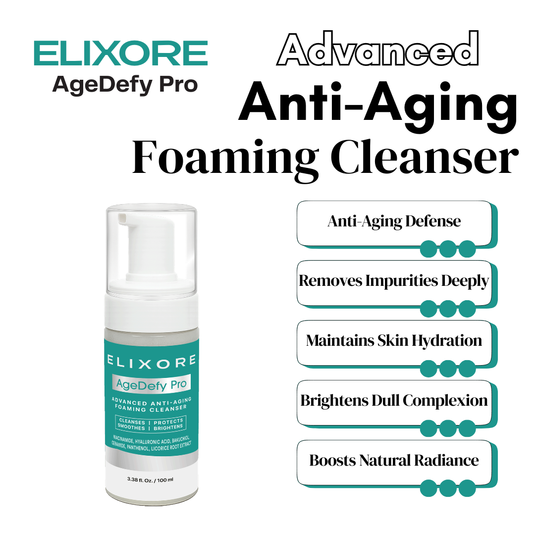 Elixore Anti-Aging Pro Cleanse + Moisturize Duo (Cleanser + Moisturizer)