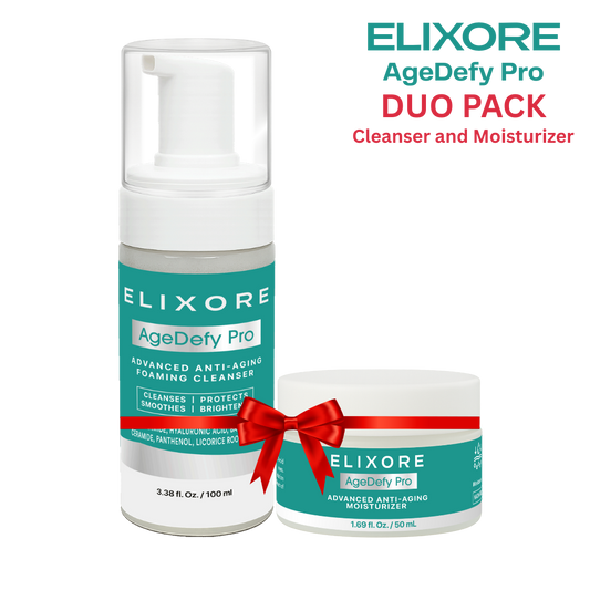 Elixore Anti-Aging Pro Cleanse + Moisturize Duo (Cleanser + Moisturizer)