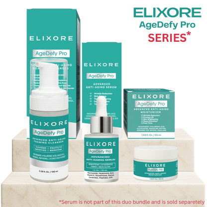 Elixore Anti-Aging Pro Cleanse + Moisturize Duo (Cleanser + Moisturizer)