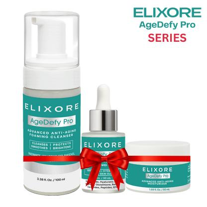 Elixore Anti-Aging Pro Complete Routine (Cleanser + Serum + Cream)