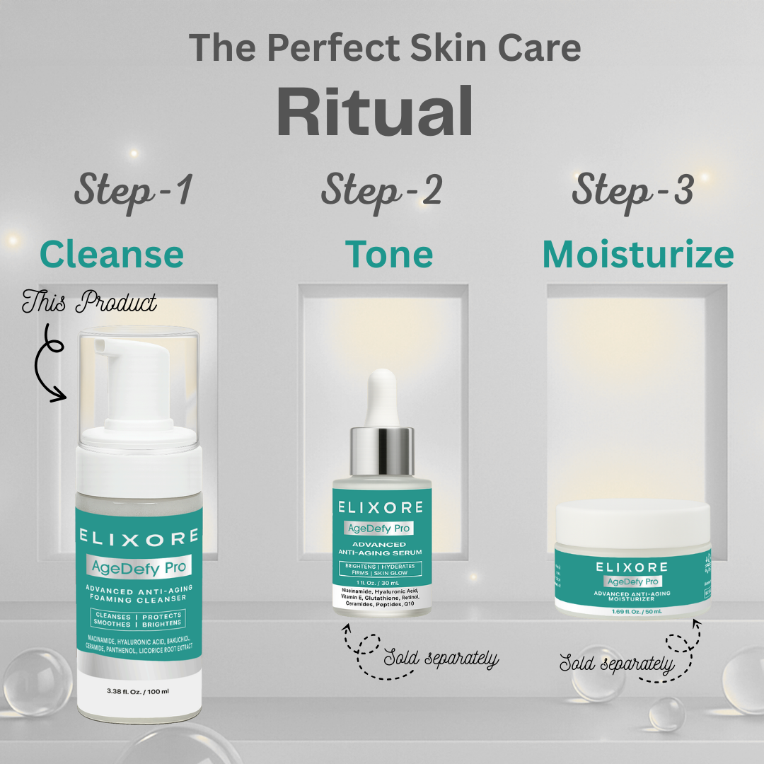 Elixore Age-Defy Pro Anti-Aging Cleanser